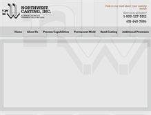 Tablet Screenshot of northwestcasting.com